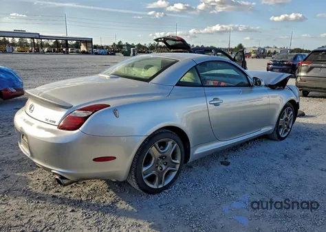 2006 Lexus Sc 430 z USA, uszkodzony, nr VIN JTHFN48Y169002677
